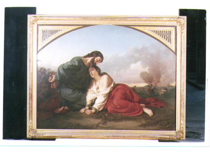 ritratto d'uomo (dipinto) di Morelli Domenico (sec. XIX)