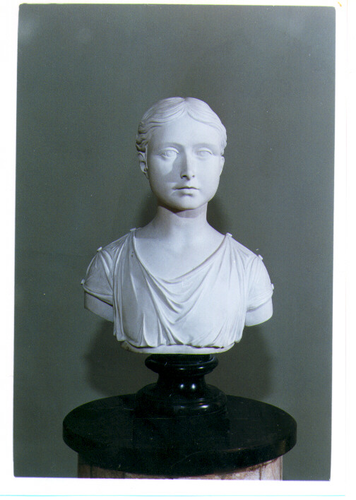 ritratto di donna (scultura) - manifattura Poulard Prad (sec. XIX)