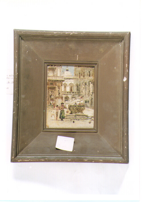 veduta di città (dipinto) di Altamura Francesco Saverio Raffaele (sec. XIX)