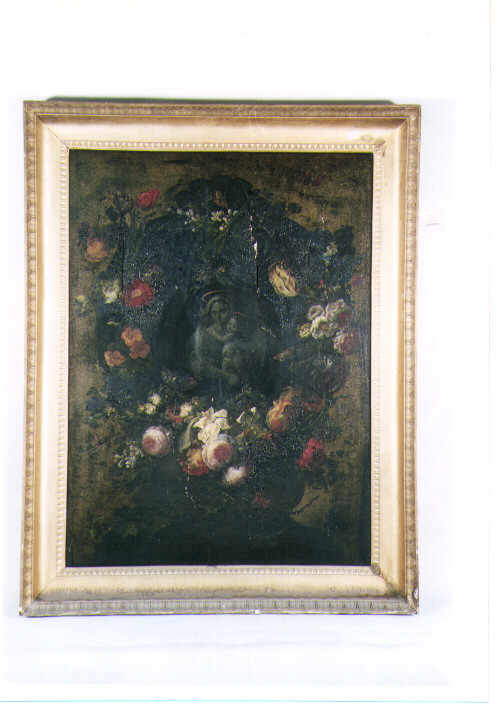 Madonna con Bambino (dipinto) di Giusti Salvatore (sec. XIX)