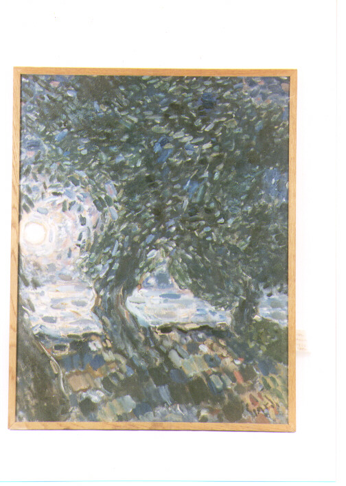 paesaggio notturno (dipinto) di Ciardo Vincenzo (sec. XX)