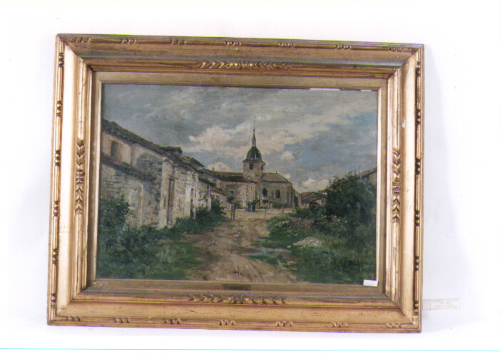 veduta di città (dipinto) di Signorini Telemaco (ultimo quarto sec. XIX)