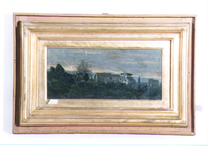veduta di città (dipinto) di Casciaro Giuseppe (sec. XIX)