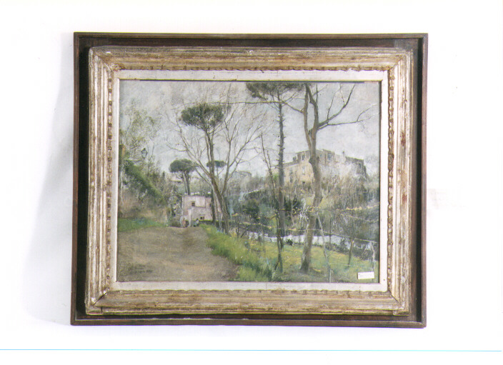veduta di città (dipinto) di Casciaro Giuseppe (sec. XIX)