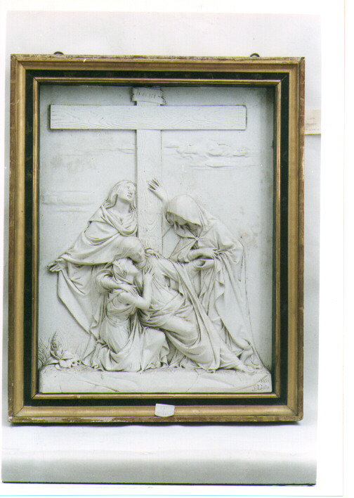 il calvario, Madonna Addolorata (rilievo) di Lista Stanislao (sec. XIX)