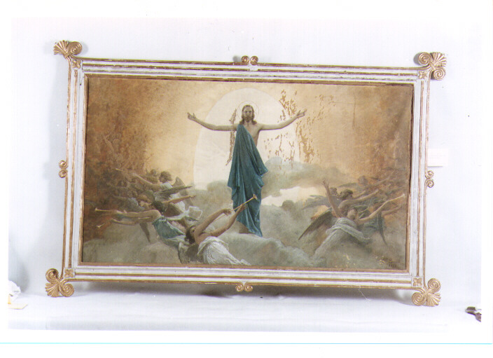Cristo risorto (dipinto) di Perricci Ignazio (sec. XIX)
