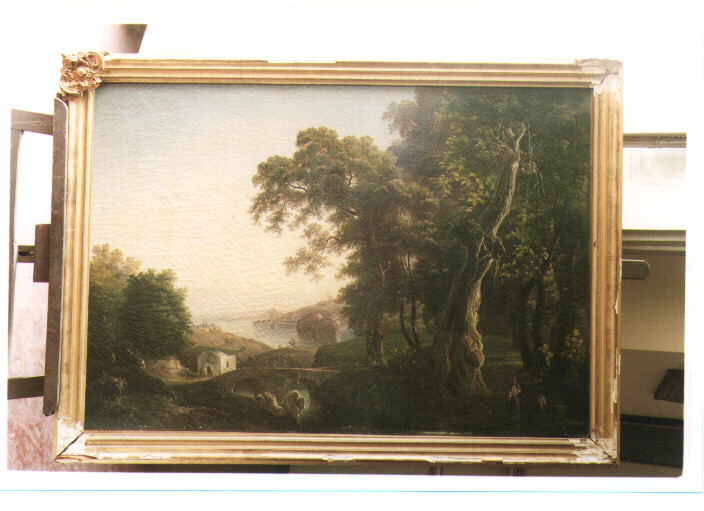 paesaggio (dipinto) - ambito italiano (metà sec. XIX)
