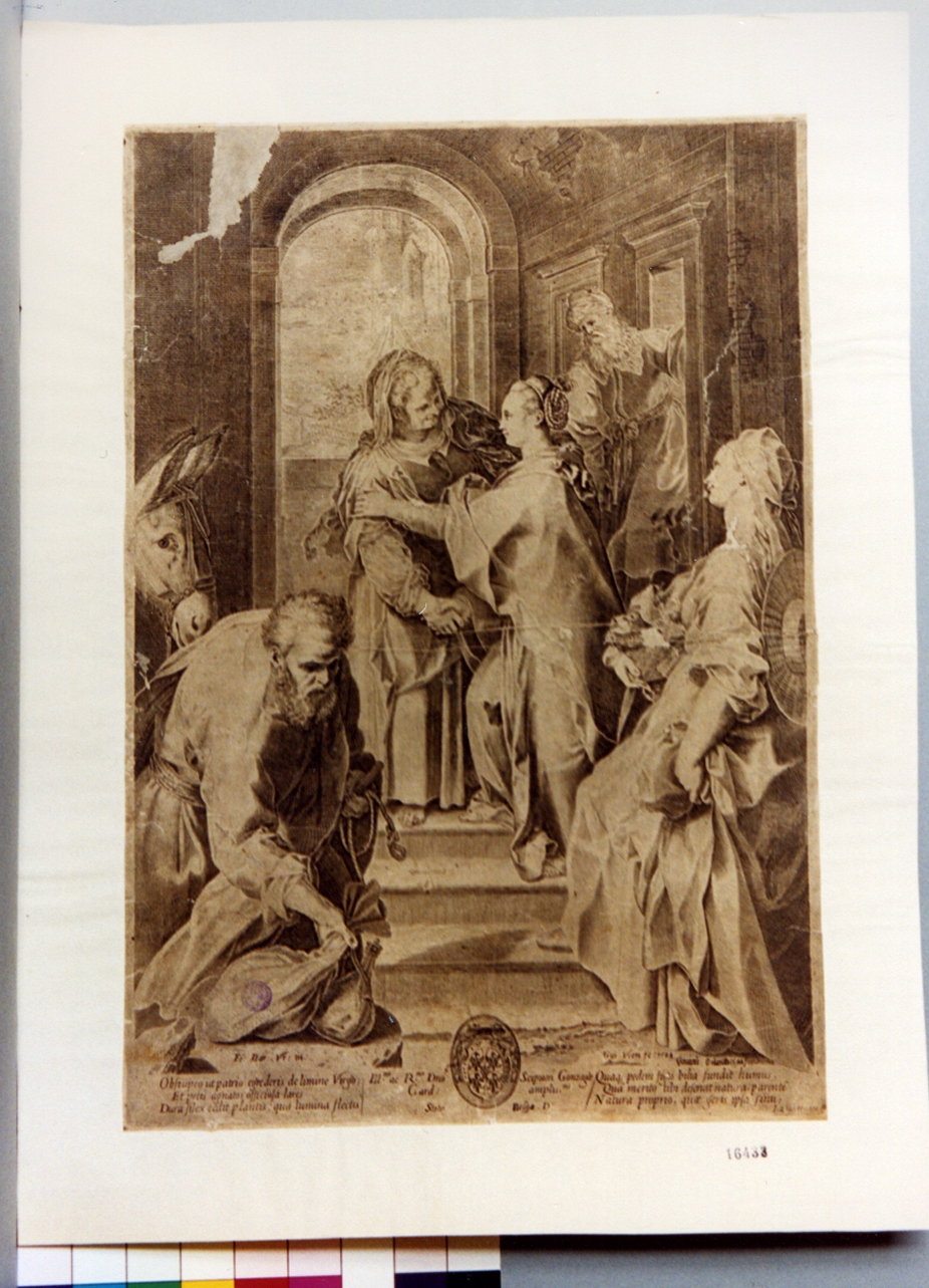 visitazione (stampa) di Van Veen Gijsbert, Fiori Federico detto Federico Barocci (sec. XVI)
