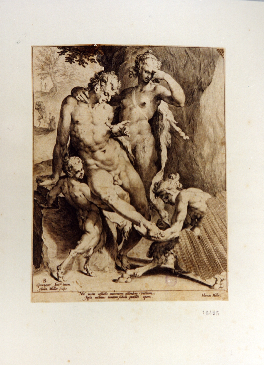 satiri (stampa) di Muller Jan, Spranger Bartholomaeus (secc. XVI/ XVII)