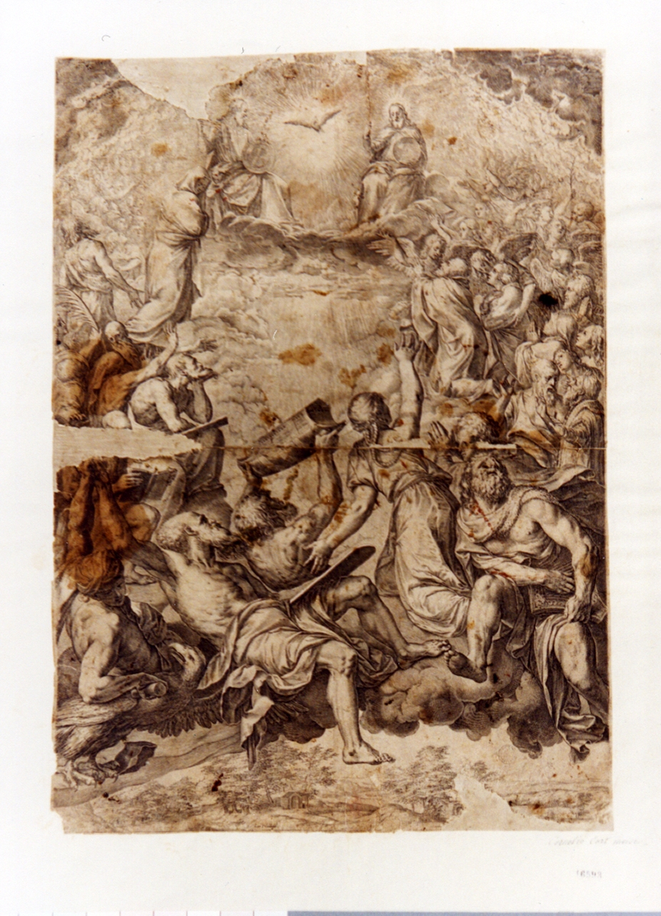 Trinità (stampa) di Cort Cornelis (sec. XVI)