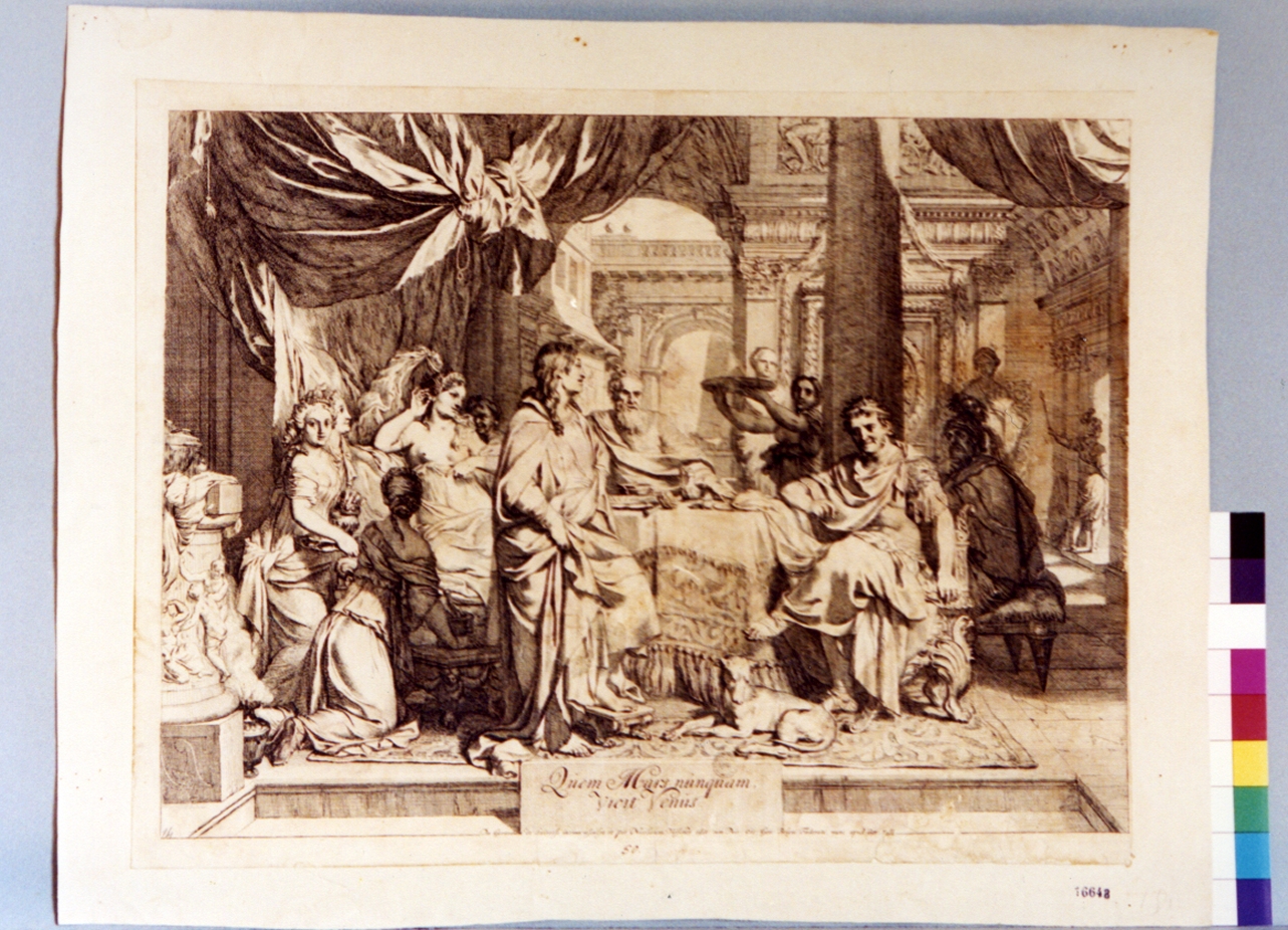 convito (stampa) di De Lairesse Gèrard (secc. XVII/ XVIII)