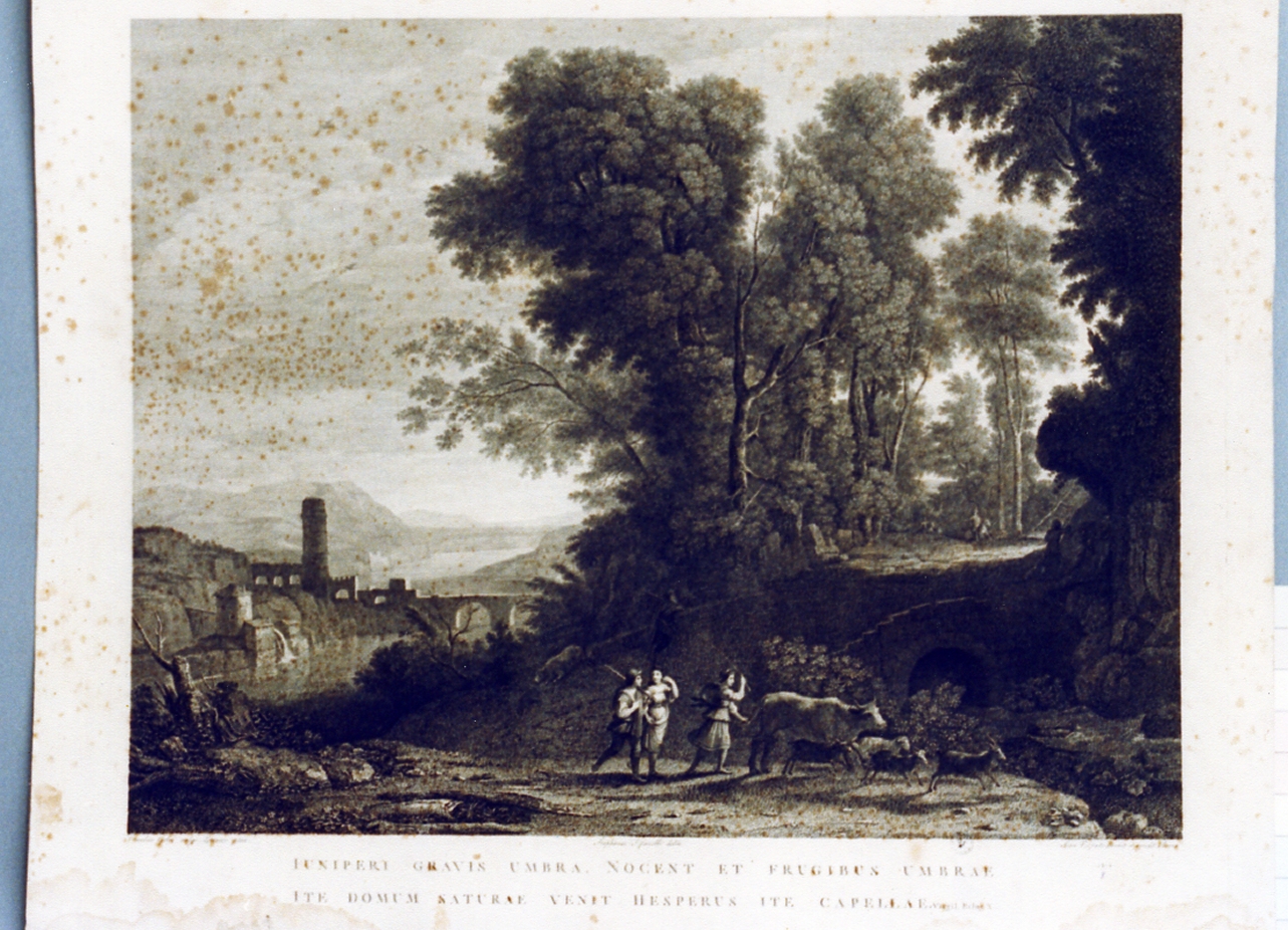 scena campestre (stampa) di Tofanelli Stefano, Volpato Giovanni (secc. XVIII/ XIX)