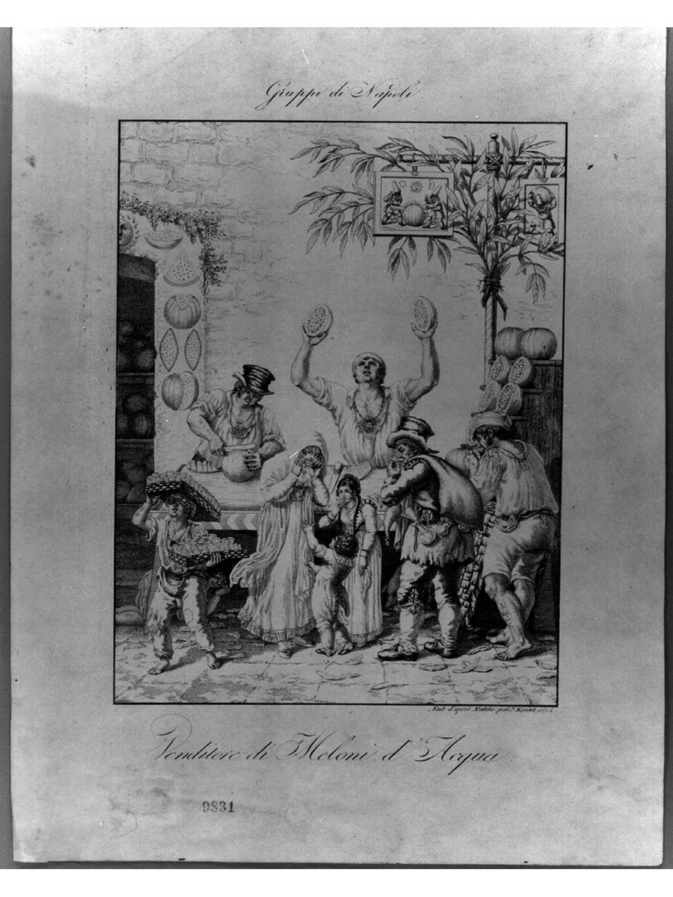 scena di genere (stampa, serie) di Kaiser Ludwig Friederich (sec. XIX)