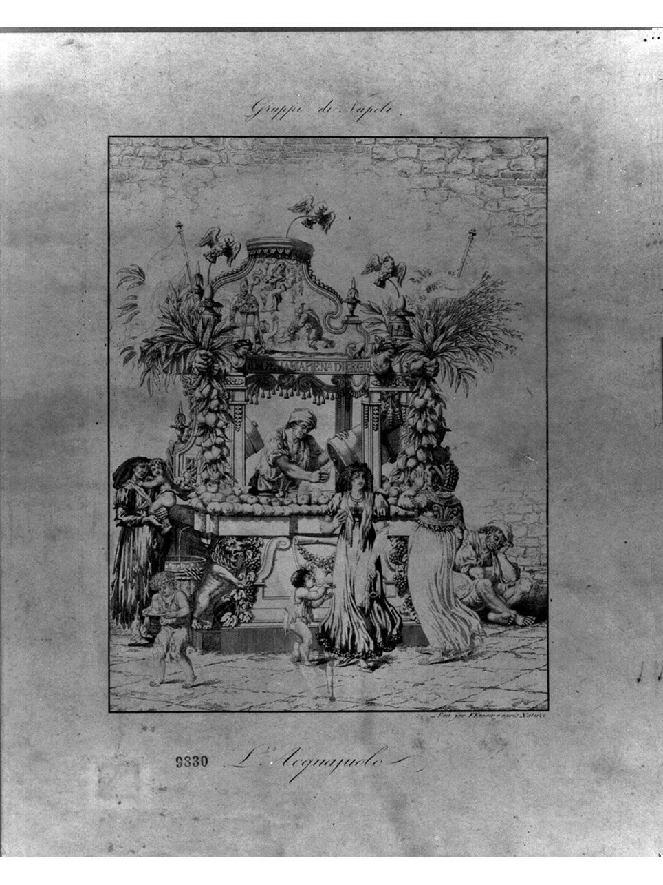 scena di genere (stampa, serie) di Kaiser Ludwig Friederich (sec. XIX)