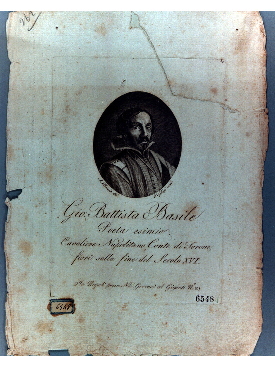 ritratto d'uomo (stampa) di Ghigi Pietro (sec. XIX)