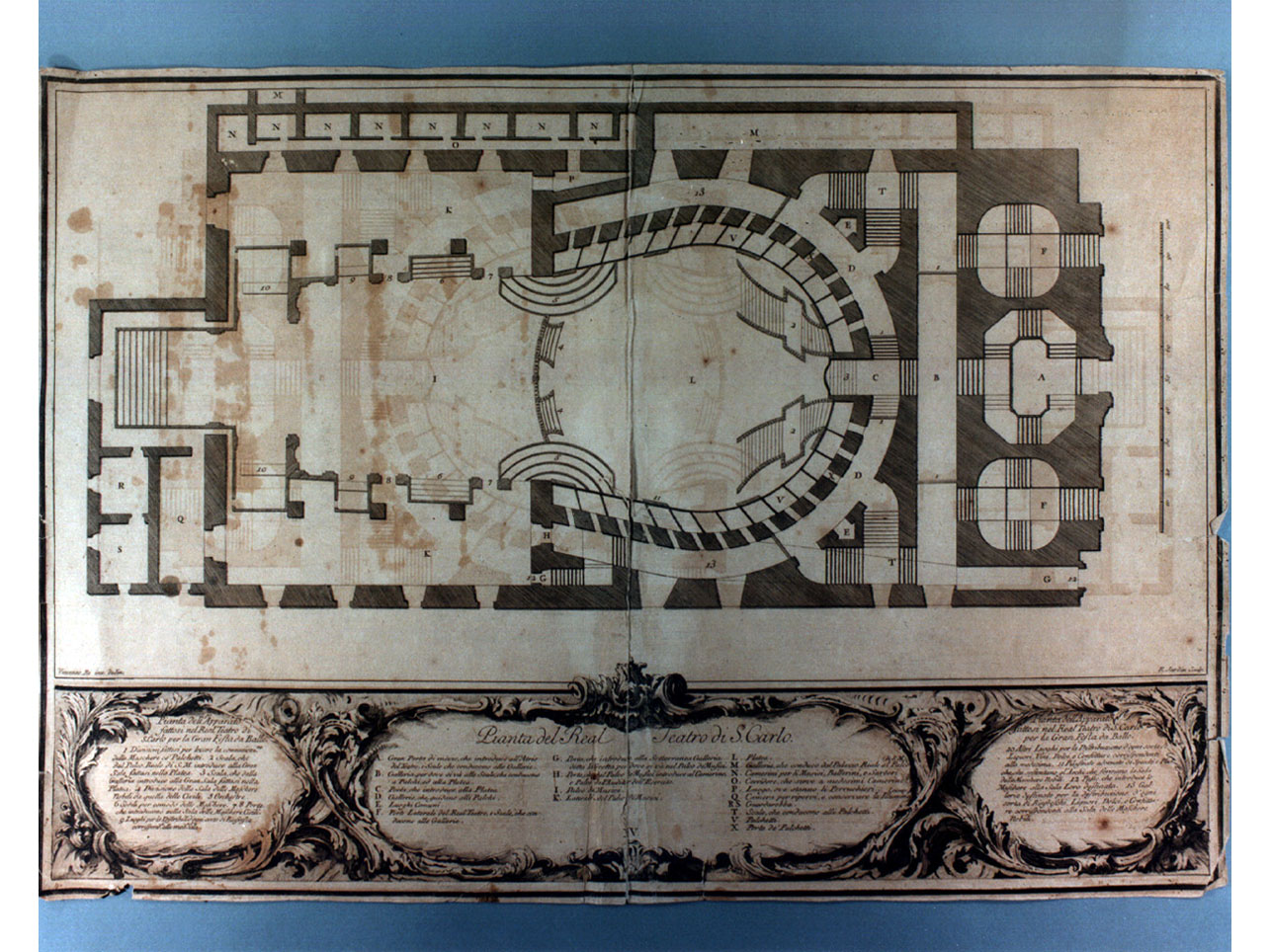pianta architettonica (stampa, serie) di Dal Re Vincenzo, Jardin Nicolas Henri (sec. XVIII)