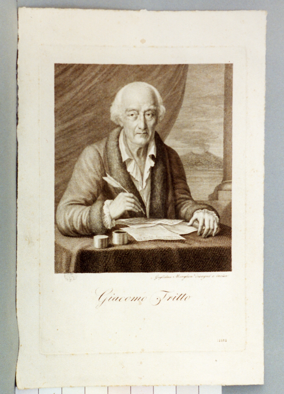 ritratto d'uomo (stampa) di Morghen Guglielmo (prima metà sec. XIX)