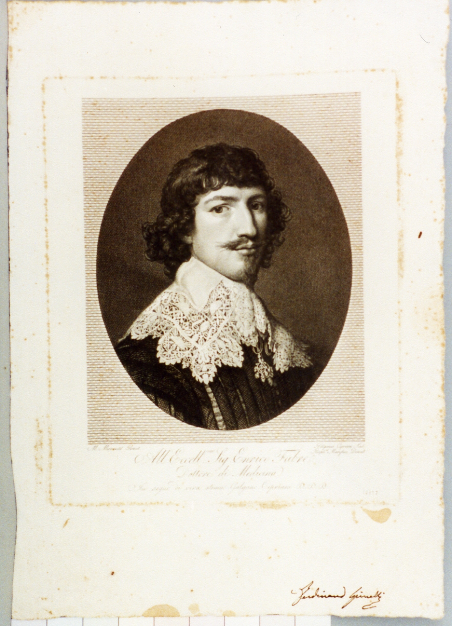 ritratto d'uomo (stampa) di Morghen Raffaello, Cipriani Galgano (secc. XVIII/ XIX)