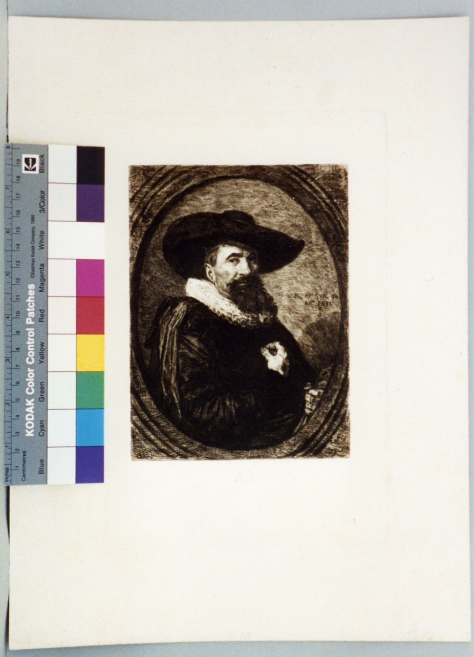 ritratto d'uomo (stampa) di Unger William (secc. XIX/ XX)