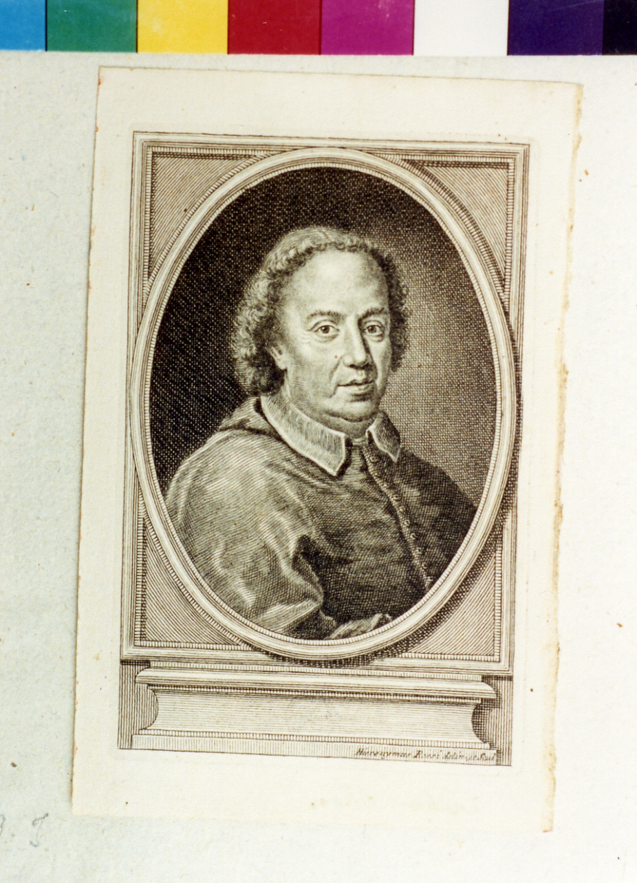 ritratto d'uomo (stampa) di De Rossi Girolamo il Giovane (secc. XVII/ XVIII)