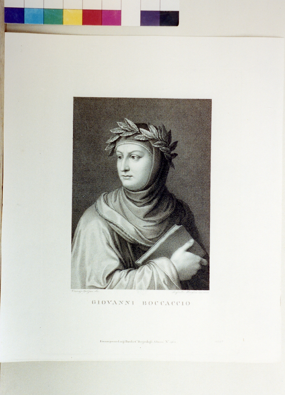 ritratto d'uomo (stampa tagliata) di Gozzini Vincenzo, Morghen Raffaello (sec. XIX)