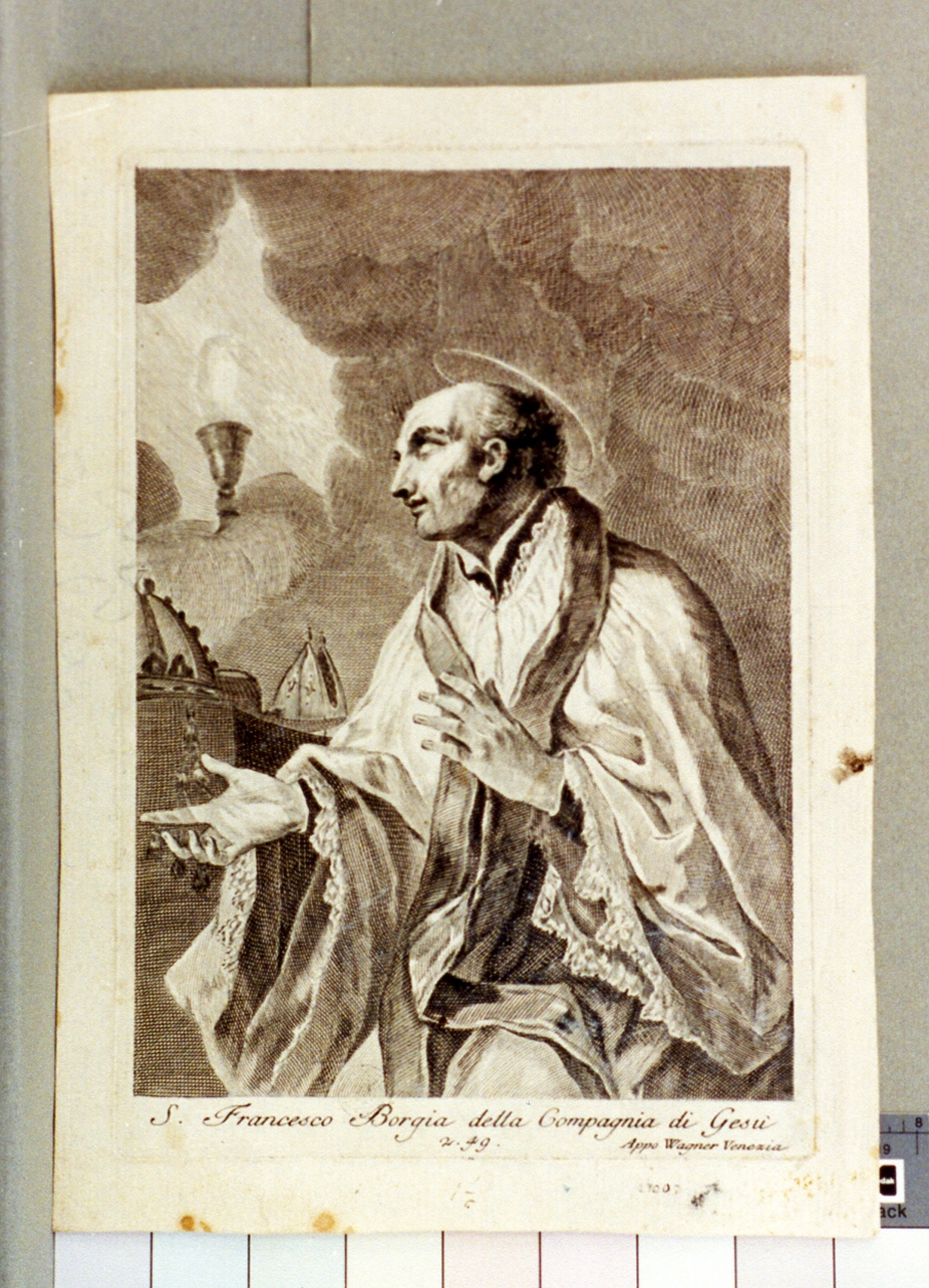 ritratto d'uomo (stampa) di Wagner Joseph (sec. XVIII)