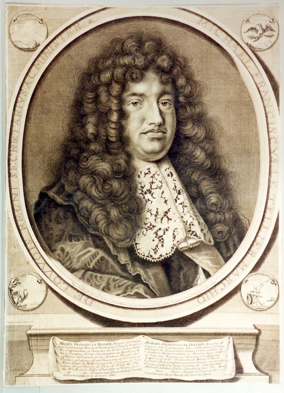 ritratto d'uomo (stampa) di Giffart Pierre (secc. XVII/ XVIII)