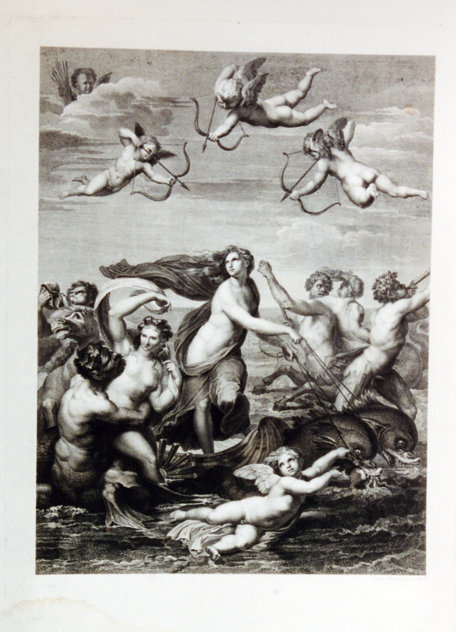 trionfo di Galatea (stampa) di Ricciani Antonio (secc. XVIII/ XIX)