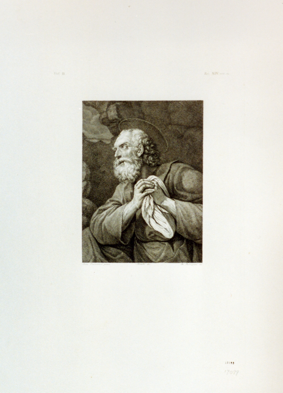 Santo (stampa) di Rosaspina Francesco, Metalli Lorenzo (secc. XVIII/ XIX)