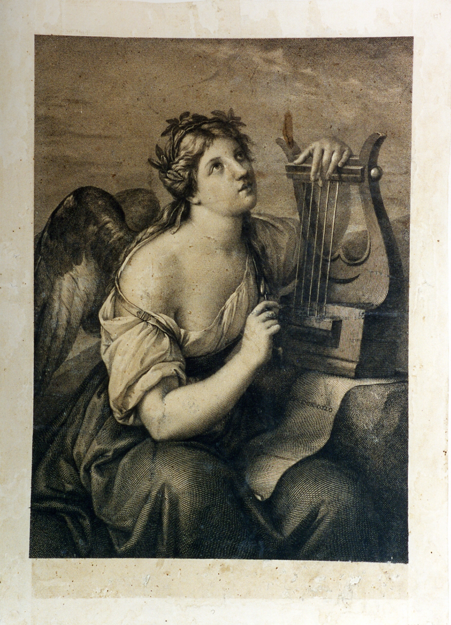 allegoria della Musica (stampa) di Hamilton Gavin, Morghen Raffaello (secc. XVIII/ XIX)