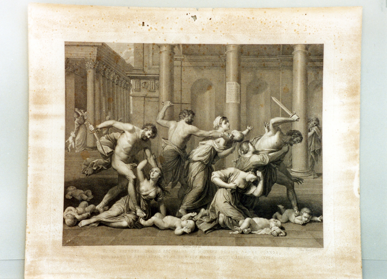strage degli innocenti (stampa) di Bettellini Pietro, Nocchi Bernardino, Volpato Giovanni (secc. XVIII/ XIX)