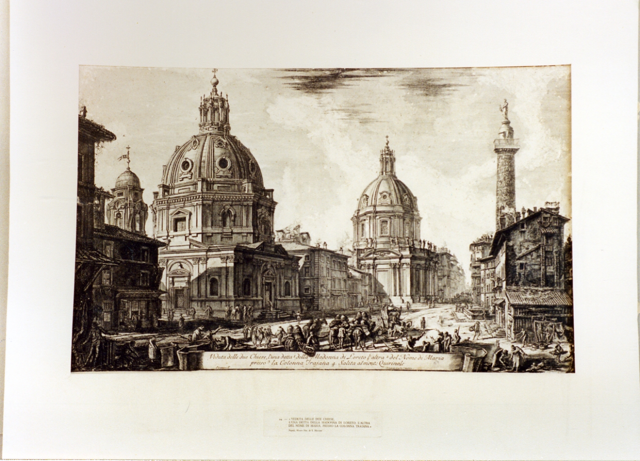 veduta di Roma (stampa) di Piranesi Giovanni Battista (sec. XVIII)