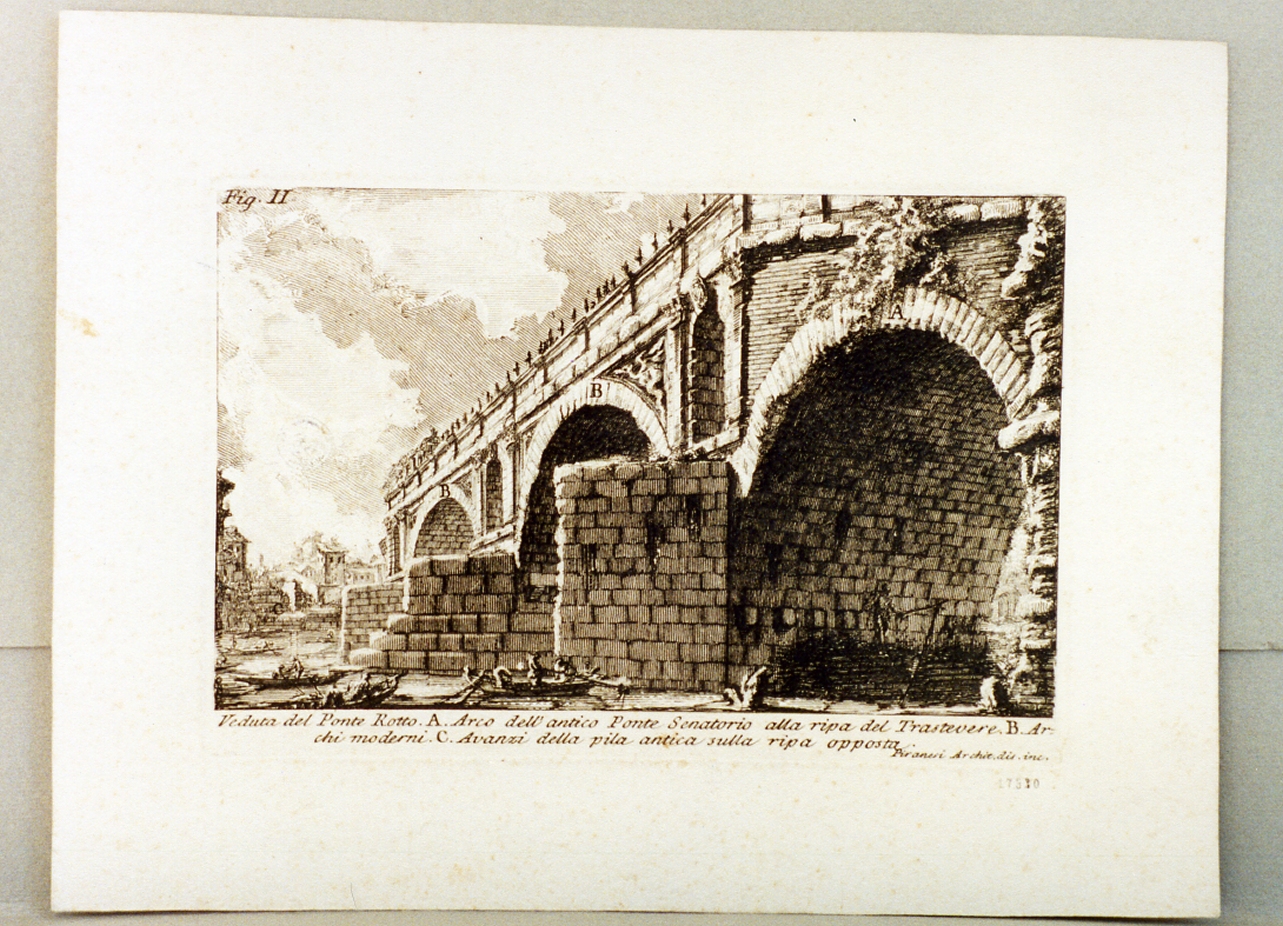 antichità romane (stampa) di Piranesi Giovanni Battista (sec. XVIII)