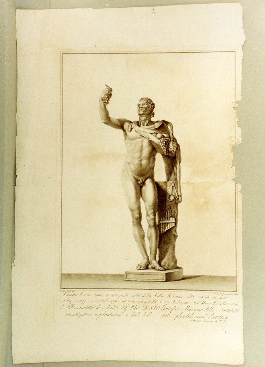Fauno (stampa) di Piranesi Francesco, Piroli Tommaso (sec. XVIII)