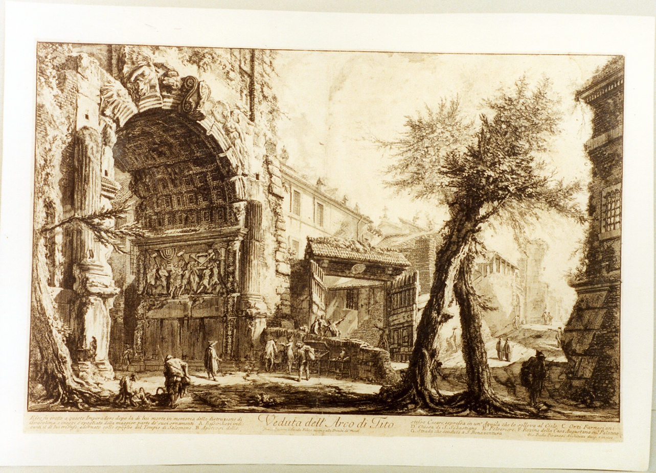 veduta di Roma (stampa) di Piranesi Giovanni Battista (sec. XVIII)