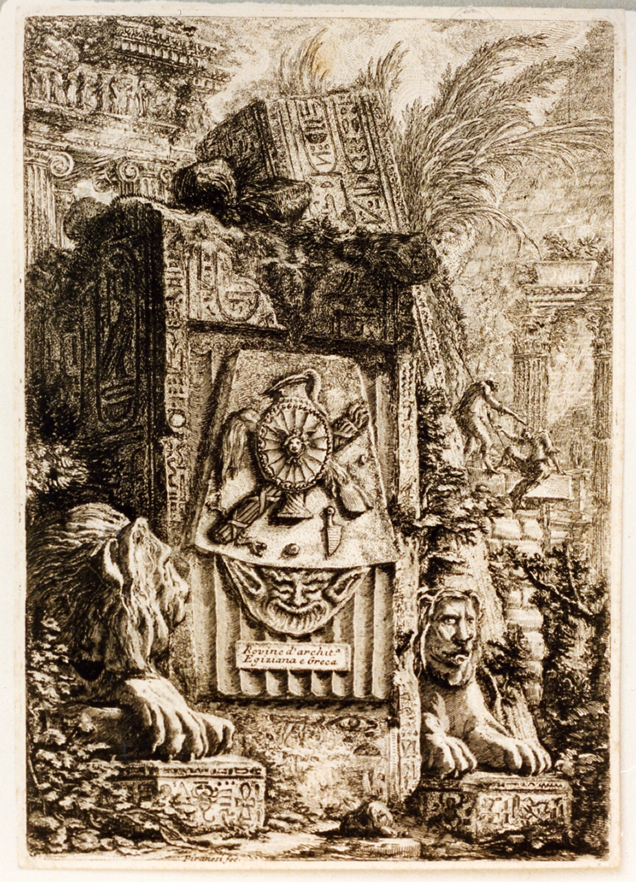 frammenti archeologici (stampa) di Piranesi Giovanni Battista (sec. XVIII)