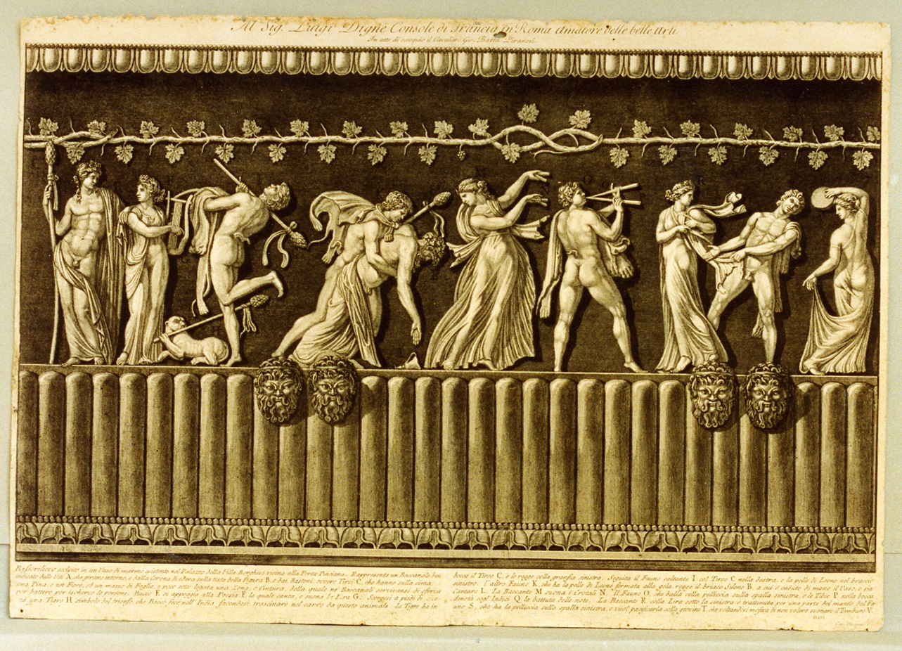 fregio (stampa) di Piranesi Giovanni Battista (sec. XVIII)