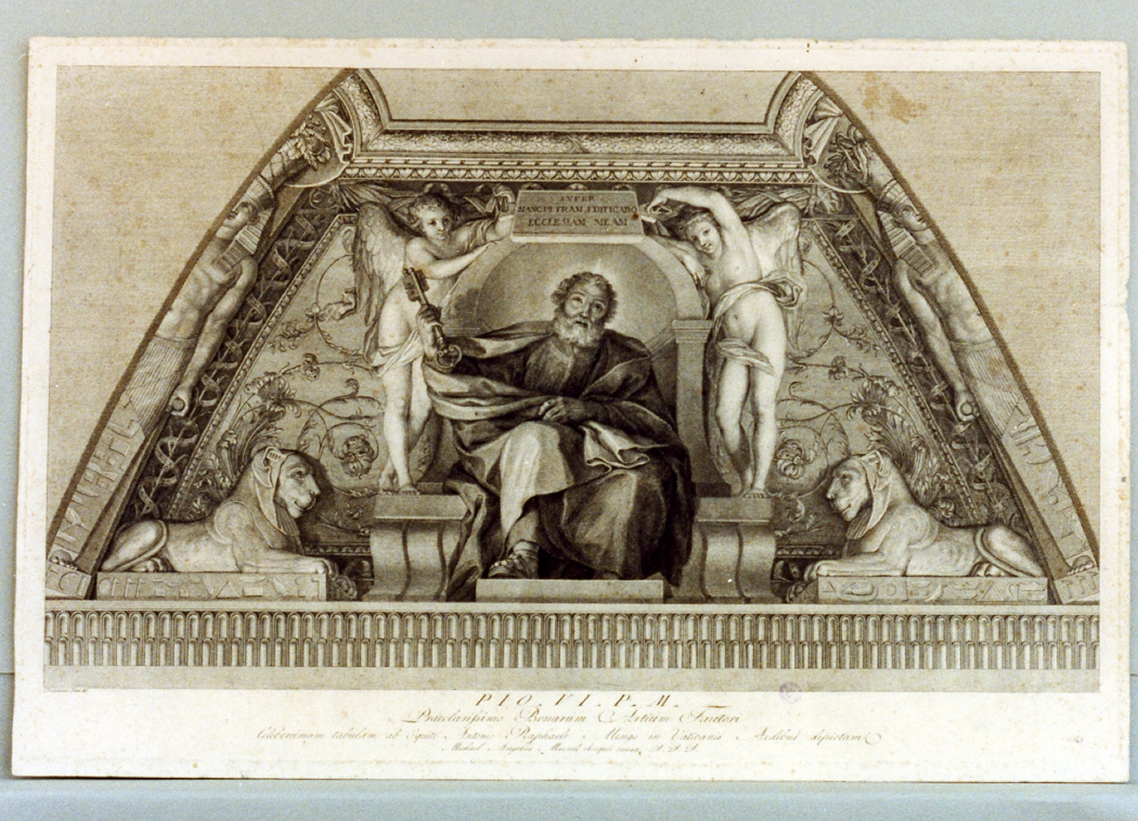 San Pietro (stampa) di Corvi Domenico, Mengs Anton Raphael (sec. XVIII)