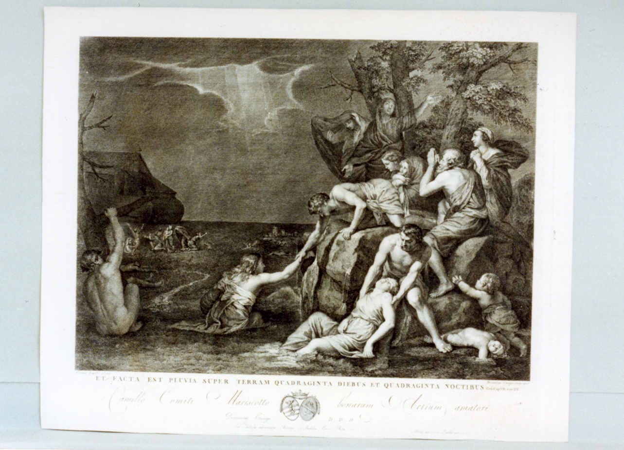 diluvio universale (stampa) di Cunego Domenico (sec. XVIII)