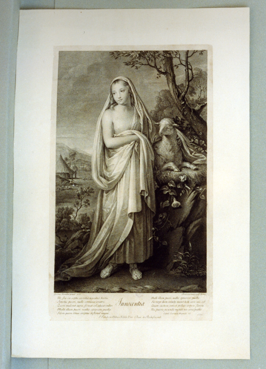 Innocenza (stampa) di Hamilton Gavin, Cunego Domenico (secc. XVIII/ XIX)