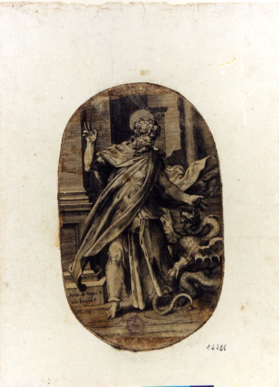 San Paolo (stampa) di Bonaccorsi Pietro detto Perin del Vaga (sec. XVI)