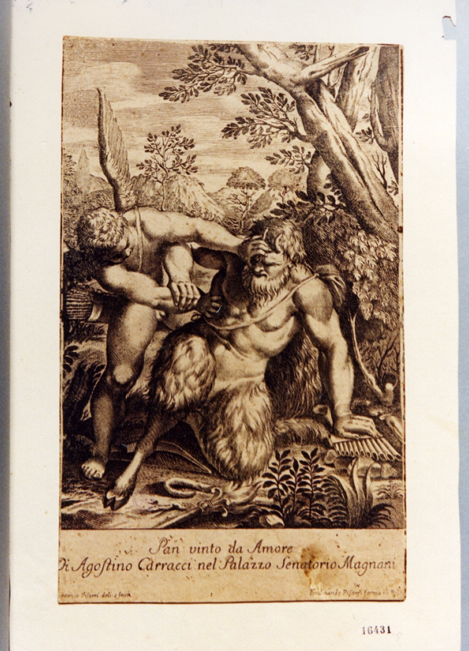 Pan e Amore (stampa) di Pisarri Carlo Antonio (sec. XVIII)