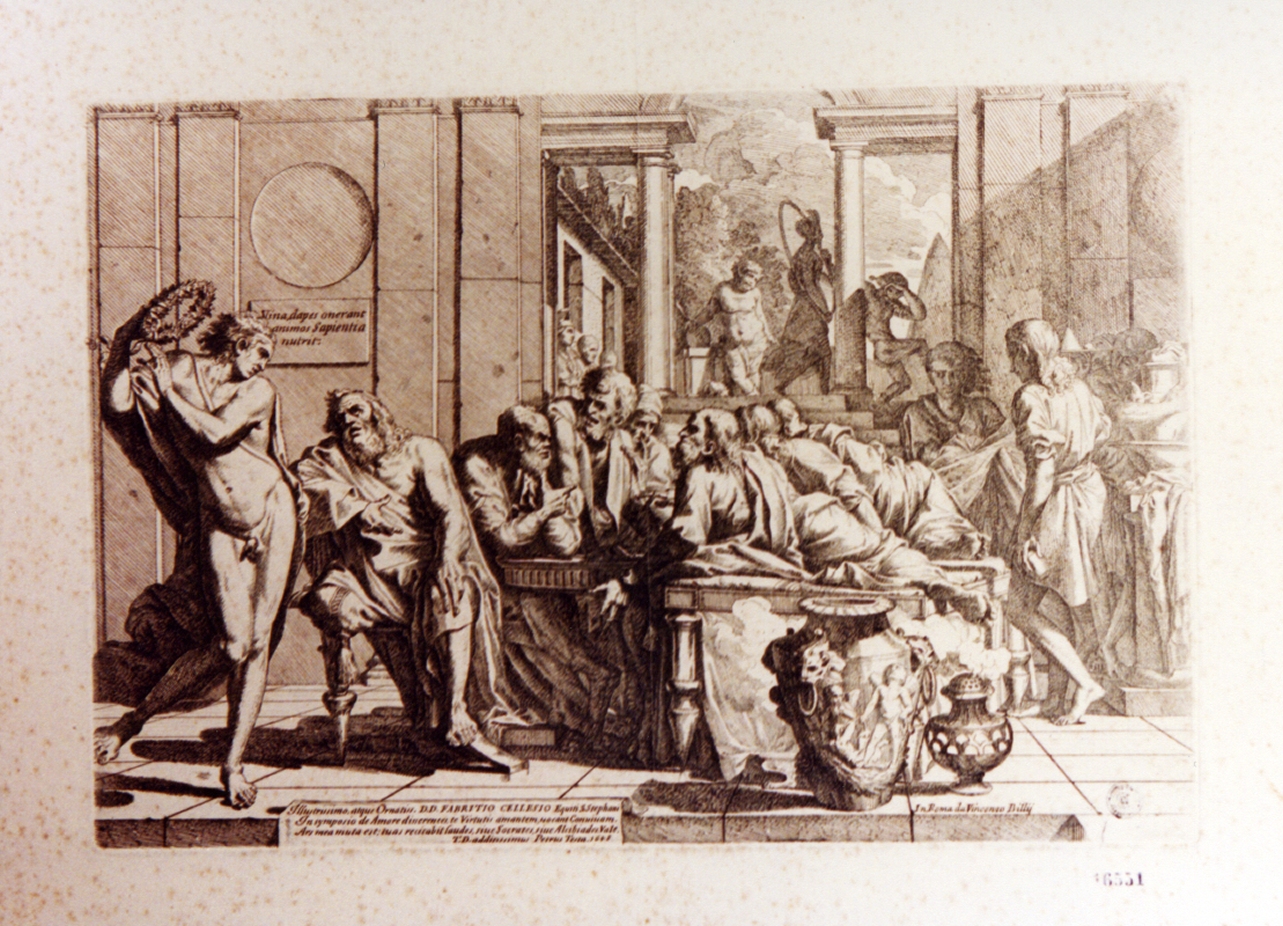 Pietro Testa (1617-1650) detto il Lucchesino - Il Simposio di Platone -  Catawiki