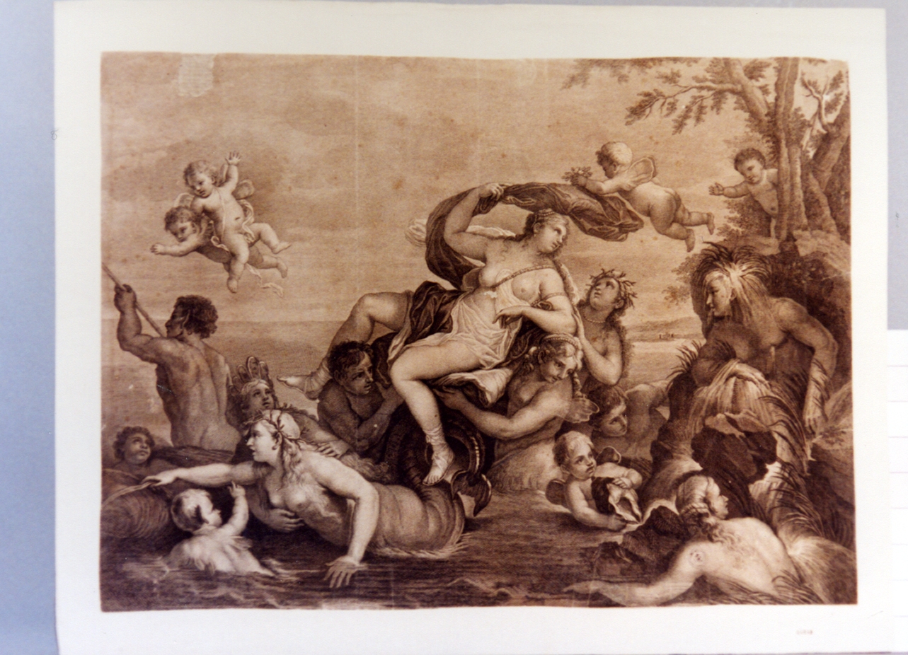trionfo di Galatea (stampa) di Beauvarlet Jacques Firmin (sec. XVIII)