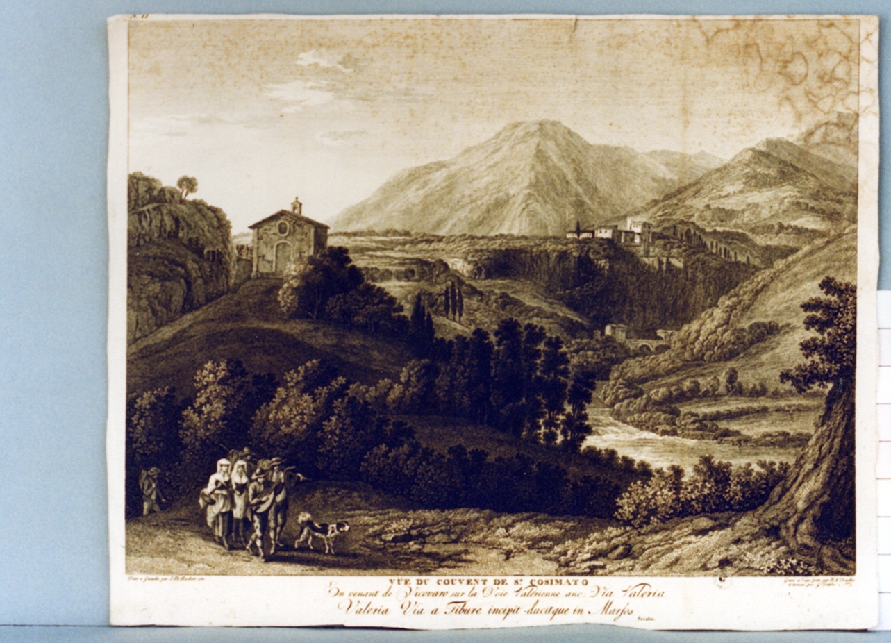 paesaggio montano (stampa) di Dunker Balthasar Anton, Hackert Philipp, Eichler Mathias Gottfried (secc. XVIII/ XIX)
