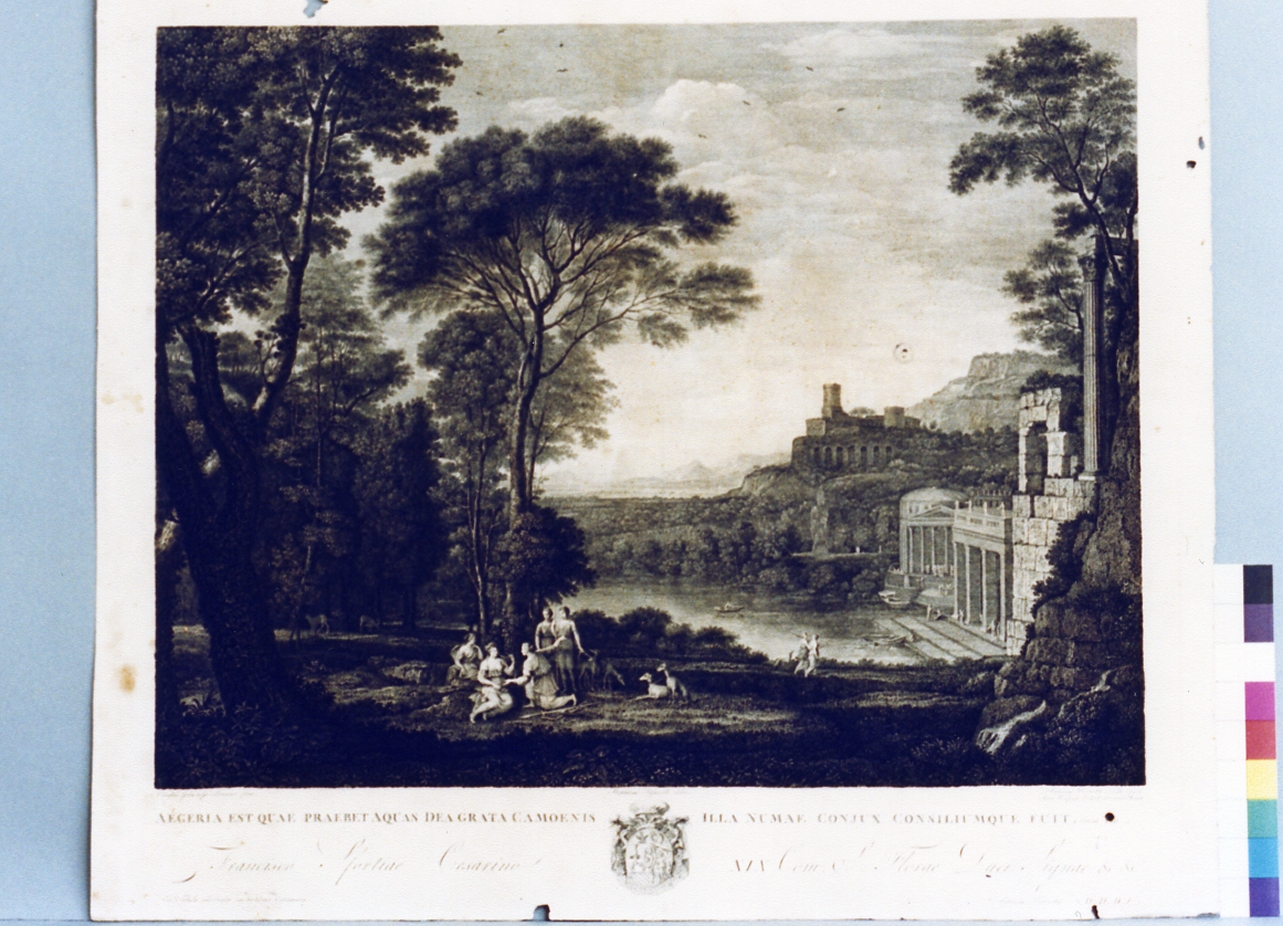 ninfa Egeria (stampa) di Porretta Antonio, Tofanelli Stefano (sec. XVIII)