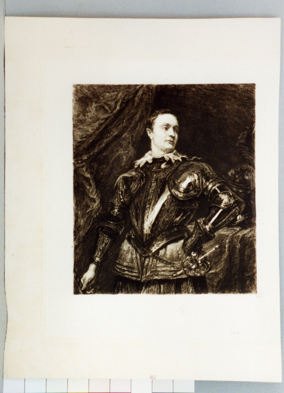 ritratto d'uomo (stampa) di Unger William (secc. XIX/ XX)