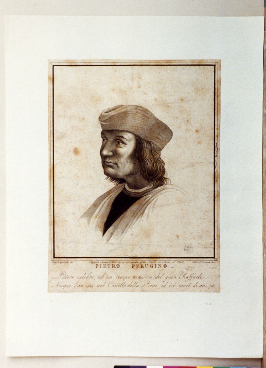ritratto d'uomo (stampa) di Agricola Luigi, Fontana Pietro (secc. XVIII/ XIX)