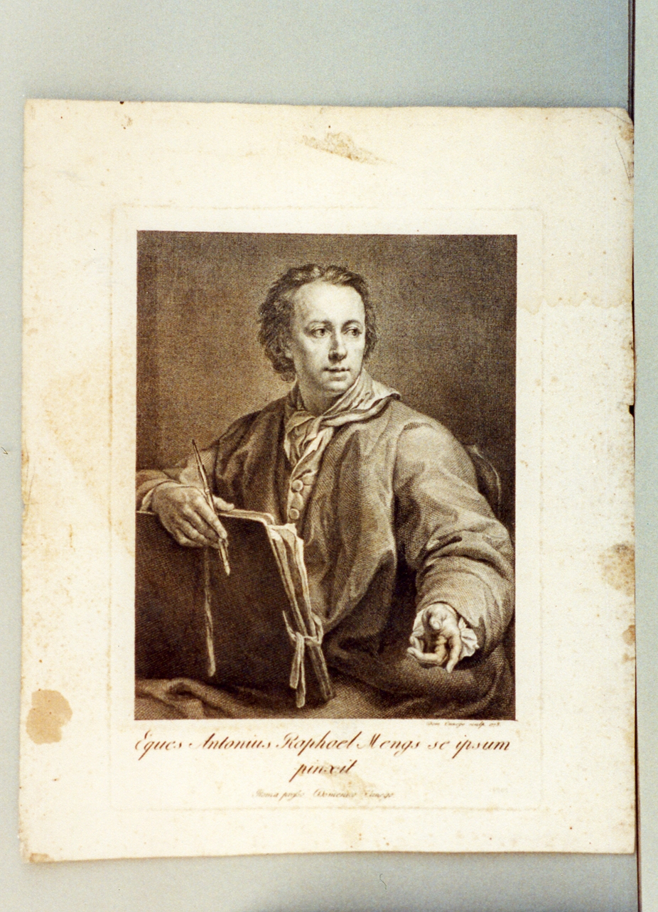 ritratto d'uomo (stampa) di Cunego Domenico (sec. XVIII)