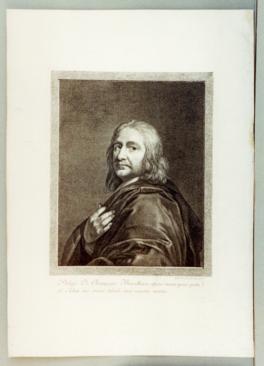 ritratto d'uomo (stampa) di Peiroleri Pietro (sec. XVIII)